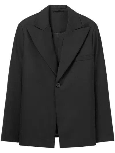 Séfr Tailored Black Jacket With Notched Lapel