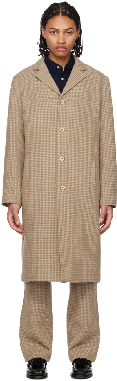 Séfr Tan Francois Coat In Camel Check