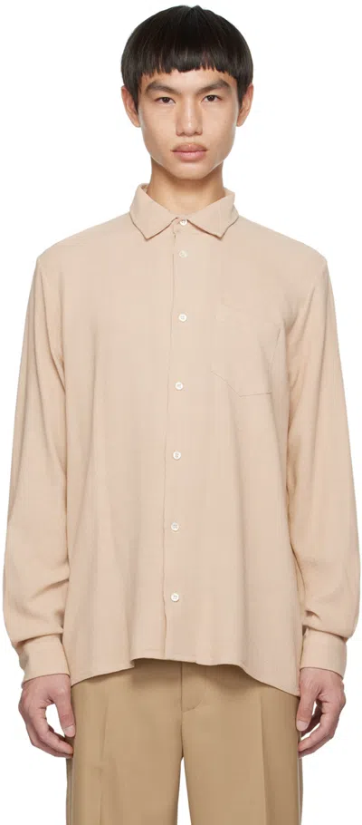 Séfr Hampus Crepe Shirt In Neutrals