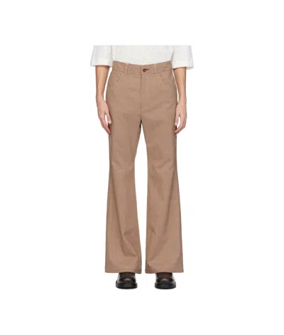 Séfr Tavares Trousers In Beige