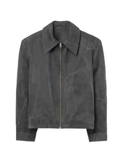 Séfr Tazio Zip-up Jacket In Gray