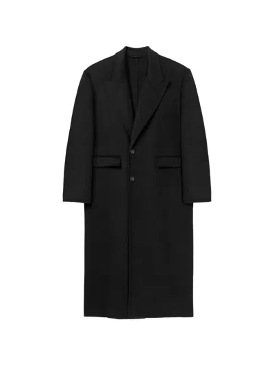 Séfr Tetsu Peak-lapel Single-breasted Coat In Yellow