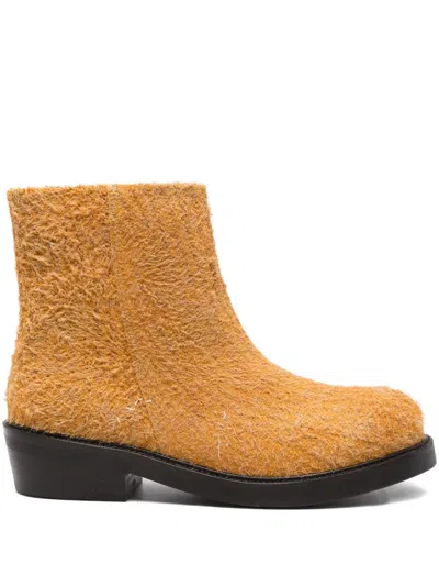 SÉFR TEXTURED ANKLE BOOTS
