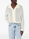 Séfr Textured Long-sleeved Shirt In White