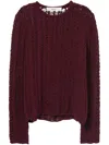 Séfr Maroon Yorgos Sweater In Burgundy