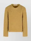 Séfr Textured Virgin Wool Sweater With Long Sleeves In Brown