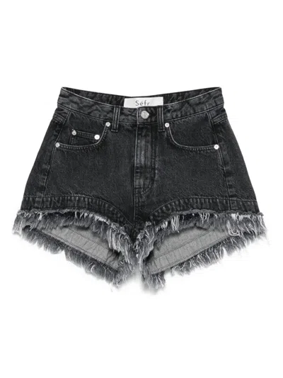 SÉFR THEA DENIM SHORTS