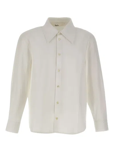 Séfr Trino Buttoned Shirt In White