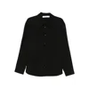 Séfr Black Voile Shirt In Black