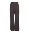 Séfr Twill Richie Tailored Trousers In Brown
