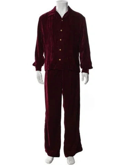 Pre-owned Séfr Two-piece Suit In Red