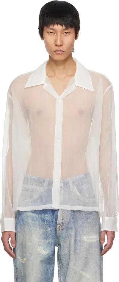 Séfr White Jagou Shirt In Light White