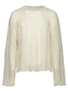 Séfr Distressed Gilberto Sweater In Neutrals