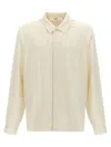 Séfr Sefr Ivory Wool Riku Shirt In White