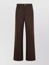 Séfr Wide-leg Wool Blend Trousers In Black