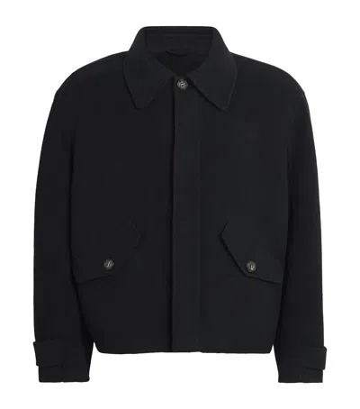 Séfr Wool Relaxed Jacket In Black