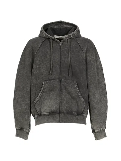 Séfr Zip-up Hoodie In Gray