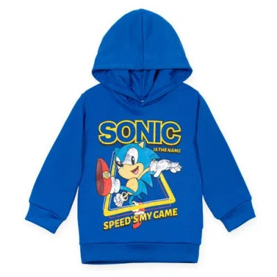 Sega Kids'  Sonic The Hedgehog Fleece Hoodie In Blue