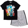 Sega Sonic The Hedgehog T-shirt & Athletic Mesh Shorts Set In Multi