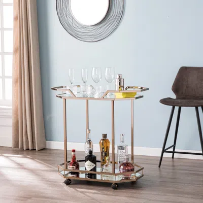 Sei Ari Art Deco Bar Cart