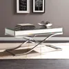 Sei Ava Mirrored Cocktail Table Chrome