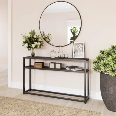 Sei Baldrick Console Table Black