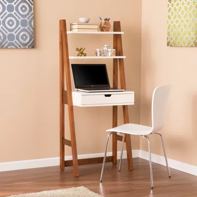 Sei Baysdale Leaning Desk Bookcase
