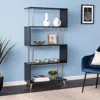 Sei Beckerman Asymmetrical Etagere Black