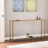 Sei Bergen Narrow Console Table Gold