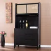 Sei Carondale Tall Buffet Cabinet With Storage
