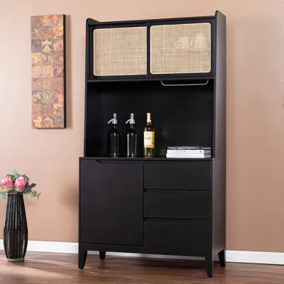 Sei Carondale Tall Buffet Cabinet With Storage