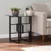 Sei Clanlin Glass-top Accent Table