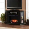 Sei Claremont Electric Corner Touch Screen Fireplace With Storage