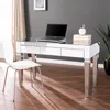 Sei Darien Mirrored Desk Glam Silver