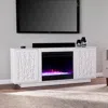 Sei Delgrave Color Changing Fireplace With Media Storage