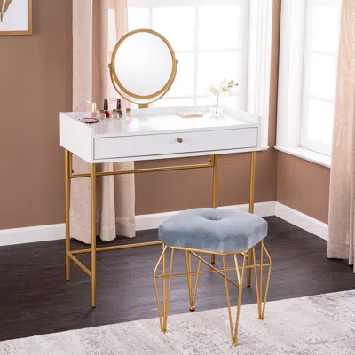 Sei Derald Vanity Table With Mirror