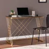 Sei Dezby Modern Glass Top Desk