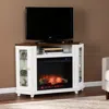 Sei Dilvon Touch Screen Electric Media Fireplace With Storage
