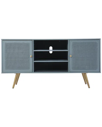 Sei Furniture Alterson Media Stand In Blue