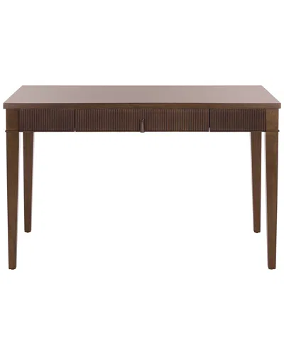 Sei Furniture Amila 1 Drawer Desk In Brown