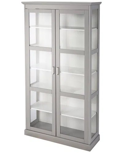 Sei Furniture Bardonton Curio Cabinet In Gray