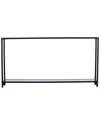 Sei Furniture Bergen Narrow Metal Console Table In Black