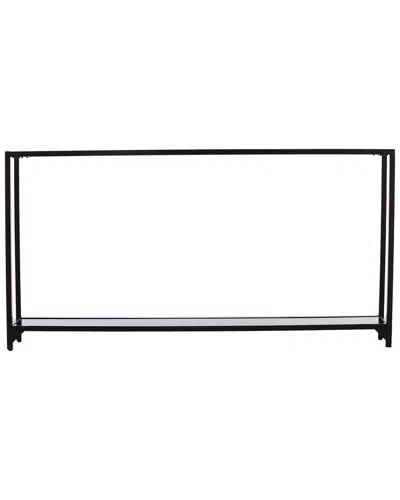Sei Furniture Bergen Narrow Metal Console Table In Black