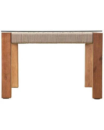 Sei Furniture Brendina Patio Cocktail Table In Brown