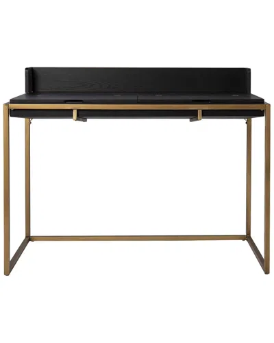 Sei Furniture Caldlin Flip Top Desk In Black
