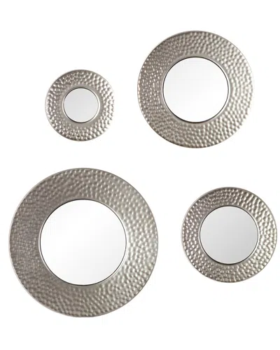 Sei Furniture Callari Sphere Wall Mirror 4pc Set In Brown