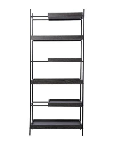 Sei Furniture Deckenly Sliding Shelf Etegere In Black