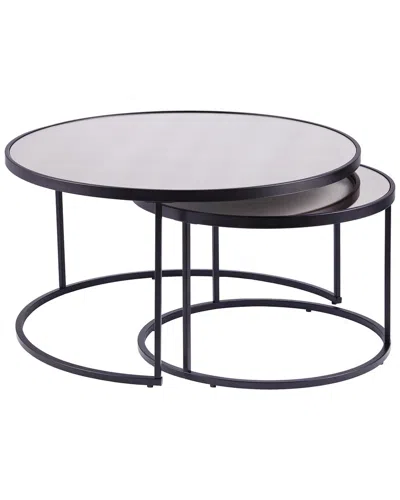 Sei Furniture Downham Nesting Coffee Tables In Black