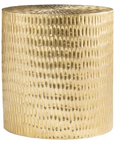 Sei Furniture Doylin Round Accent Table In Gold