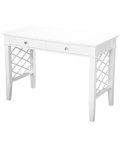 Sei Furniture Glenburg Writing Desk In White